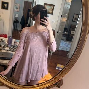 Anthropologie Lilac Top